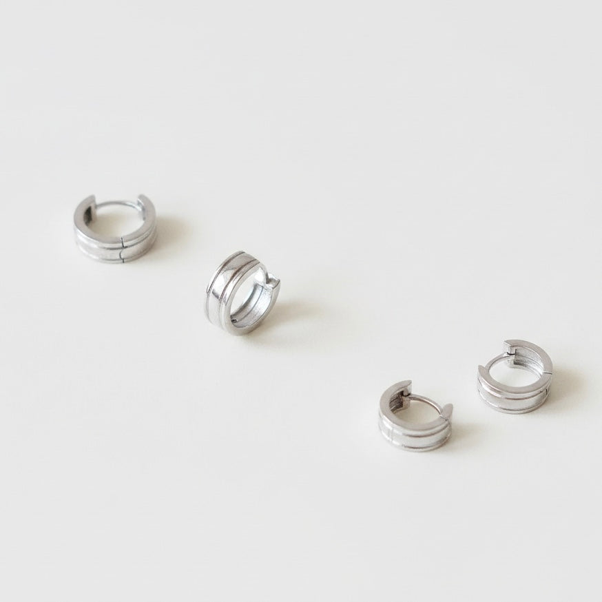 SANZE / Linear Stripe Earrings 06