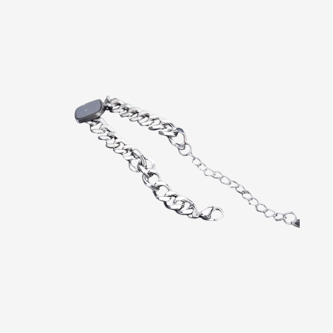 SANZE / Black Onyx Silver Bracelet 05