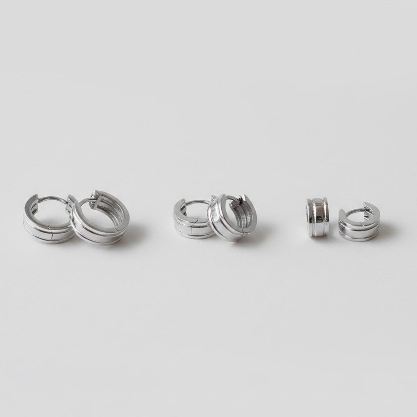 SANZE / Linear Stripe Earrings 06