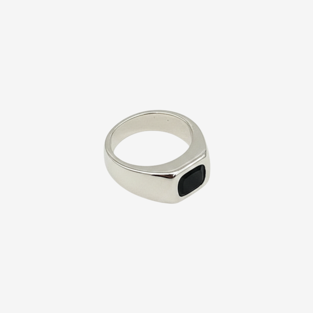 SANZE / Black Onyx Ring 01