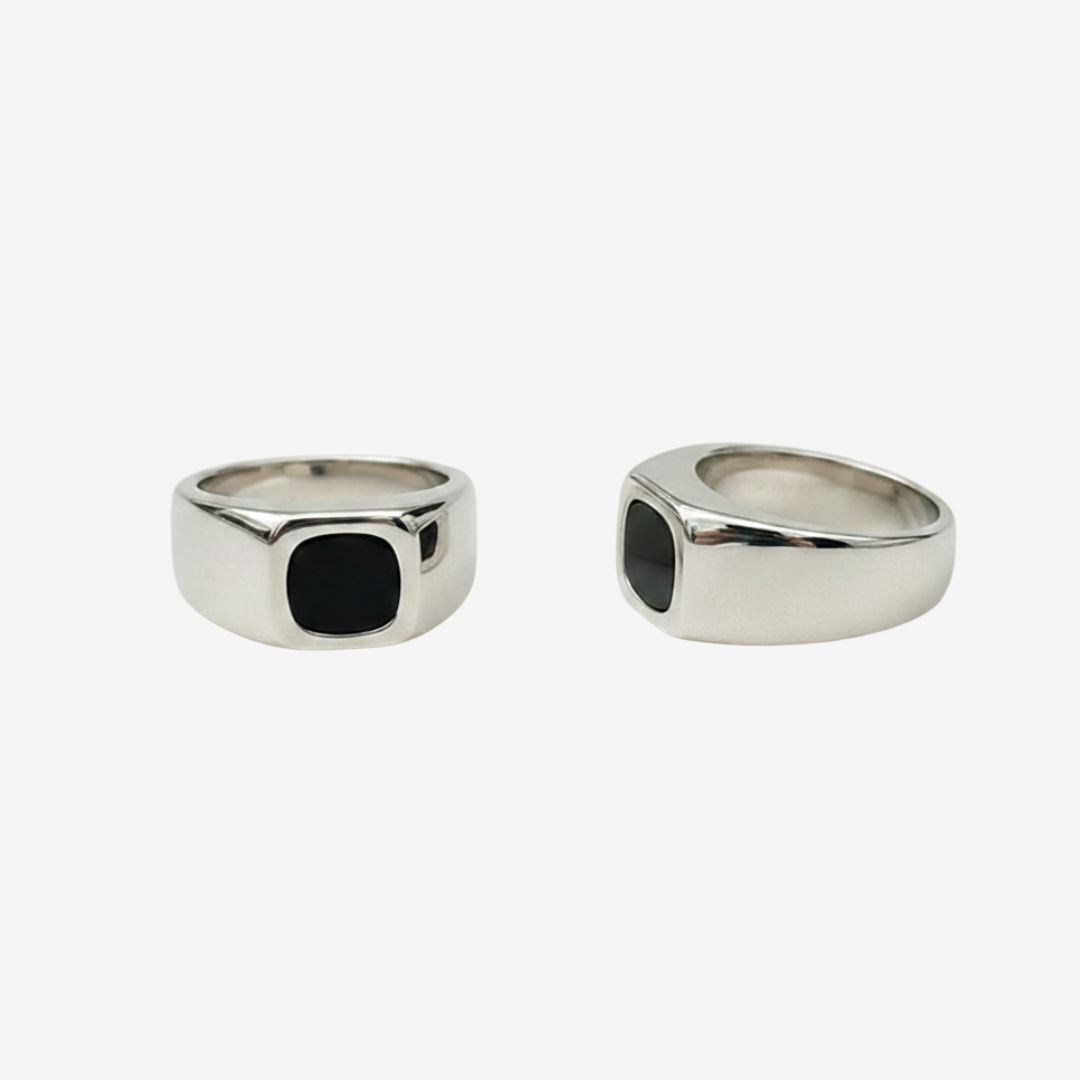 SANZE / Black Onyx Ring 01