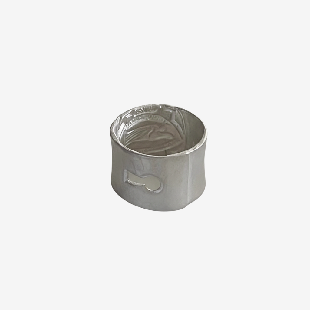 SANZE / Keyhole Shaped Ring 03